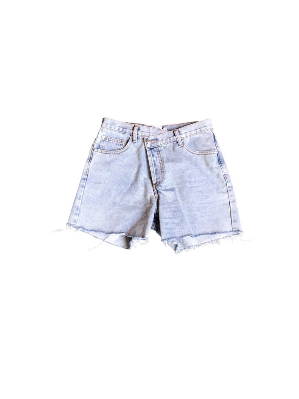 Princess Polly Light Wash Denim Shorts